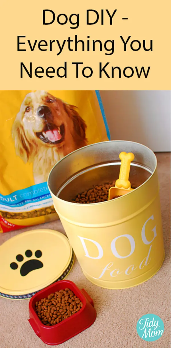 DIY Dog Food Storage Tin